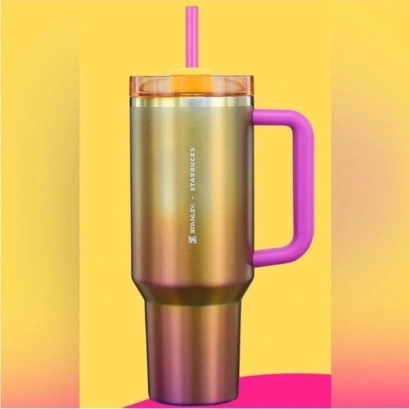 Starbucks x Stanley Sunset gradient summer 40 oz stainless Tumbler